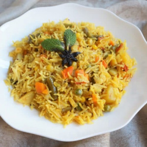 Vegetables rice