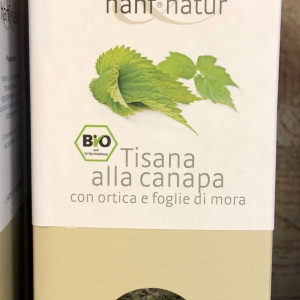 Tisana alla canapa, ortica e foglie di mora  - confezione da 40 gr -