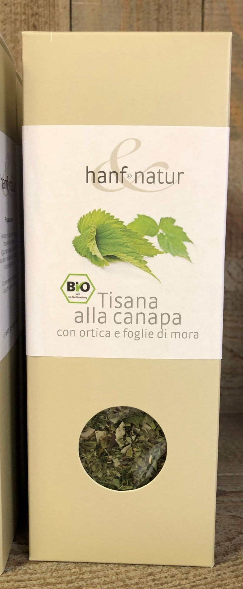 Tisana alla canapa, ortica e foglie di mora  - confezione da 40 gr -