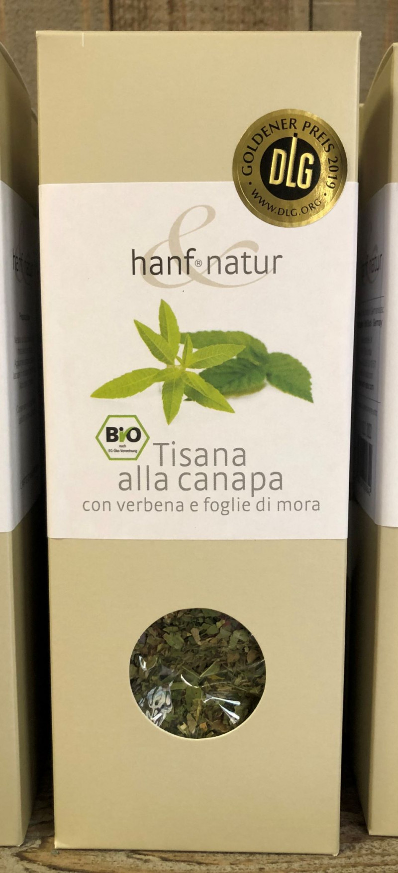 Tisana alla canapa,  verbena e foglie di mora  - confezione da 40 gr -