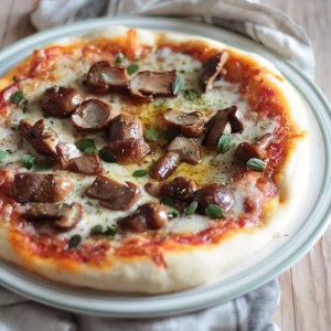 Pizza ai Funghi Freschi