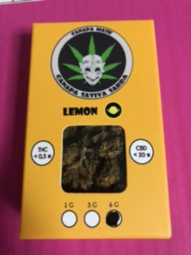 Canapa Mask - lemon - confezione da 6 gr