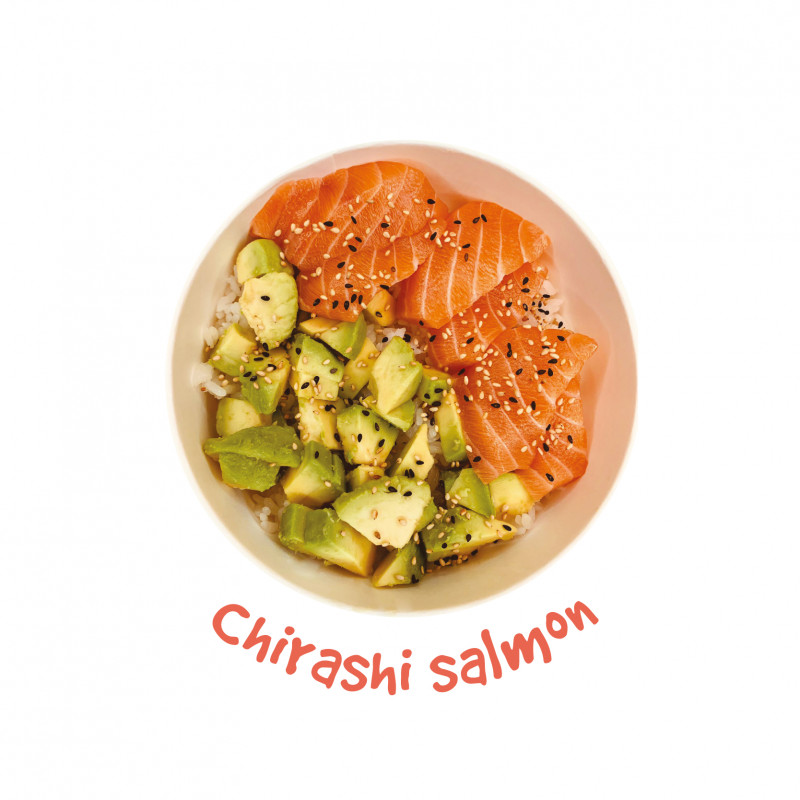 Chirashi salmon pokè